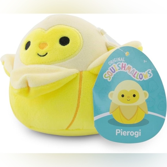 🇺🇸 NWT 5" PIEROGI THE BANANA  MONKEY SQUISHMALLOWS - Picture 1 of 5